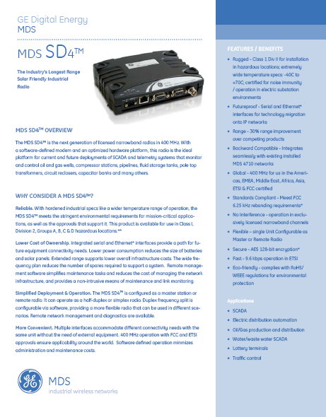 MDSSD4-specs